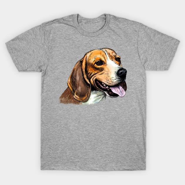 beagle T-Shirt by VicaVeresk